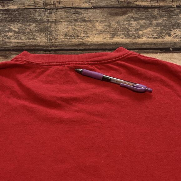 VTG Y2K Alabama Crimson Tide T Shirt Boxy XL Licensed Red Delta Weight NCAA - Picture 9 of 9